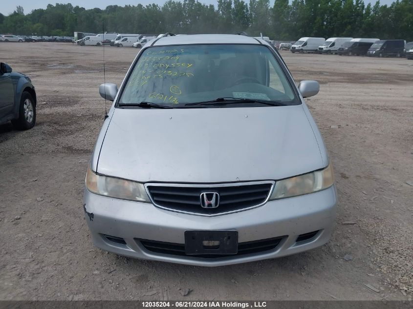 2003 Honda Odyssey VIN: 2HKRL18683H013275 Lot: 12035204