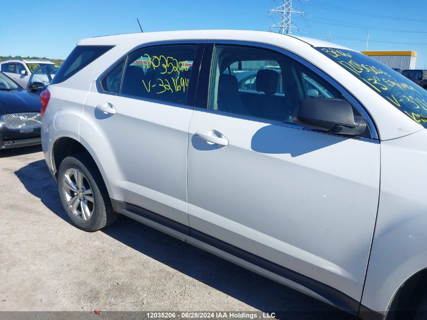 2013 Chevrolet Equinox VIN: 2GNALBEKXD6321694 Lot: 12035206