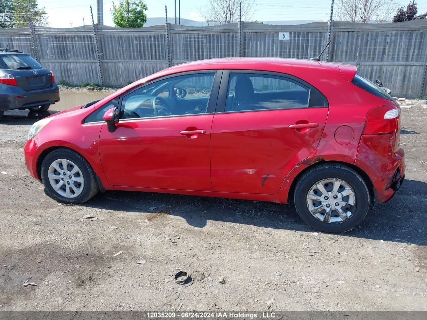 2013 Kia Rio VIN: KNADM5A37D6803416 Lot: 12035209