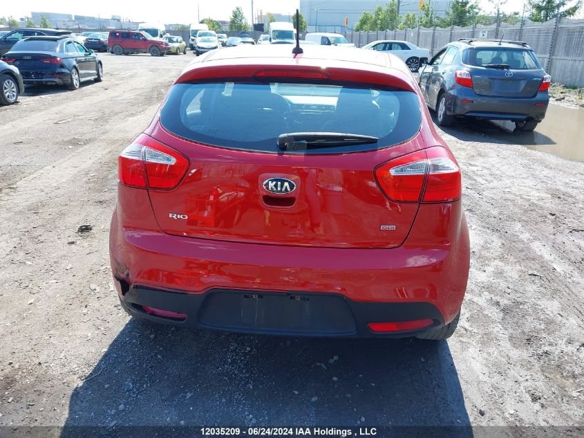 2013 Kia Rio VIN: KNADM5A37D6803416 Lot: 12035209