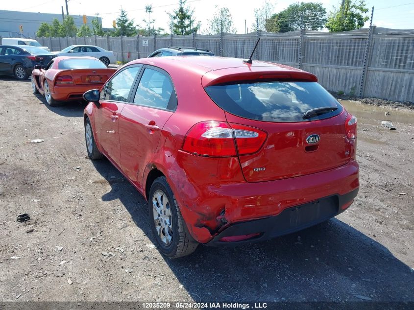 2013 Kia Rio VIN: KNADM5A37D6803416 Lot: 12035209