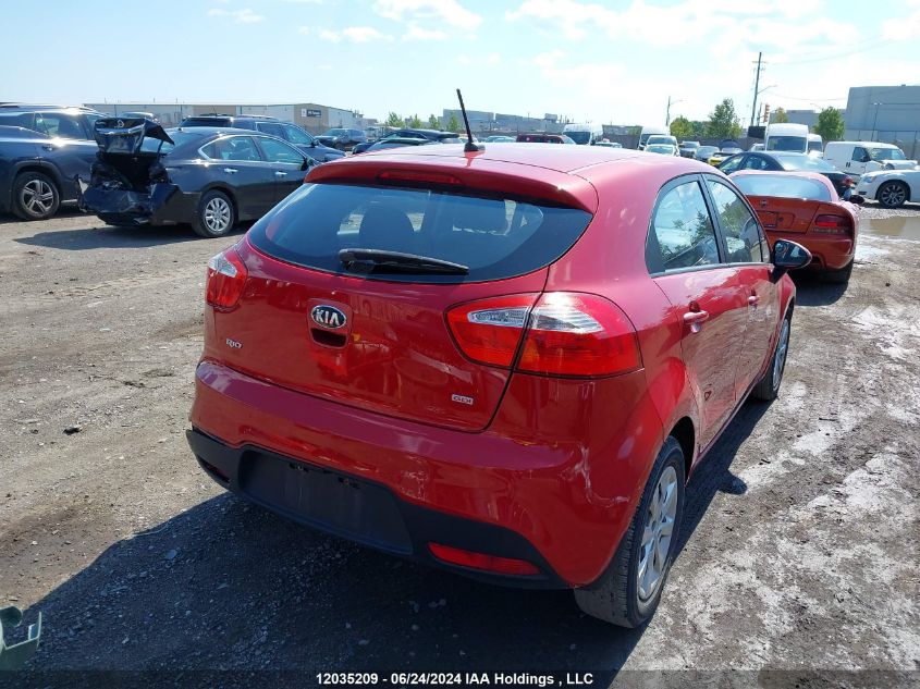 2013 Kia Rio VIN: KNADM5A37D6803416 Lot: 12035209