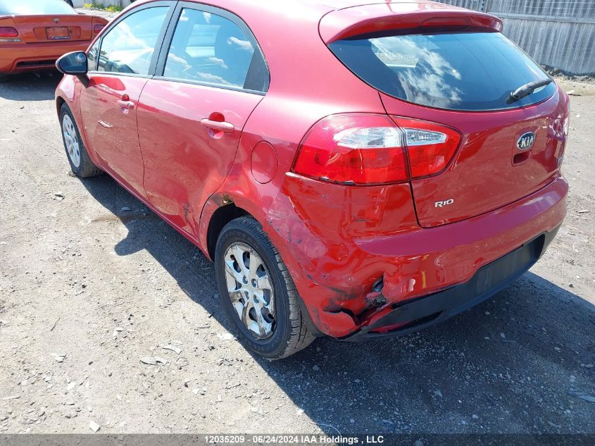 2013 Kia Rio VIN: KNADM5A37D6803416 Lot: 12035209