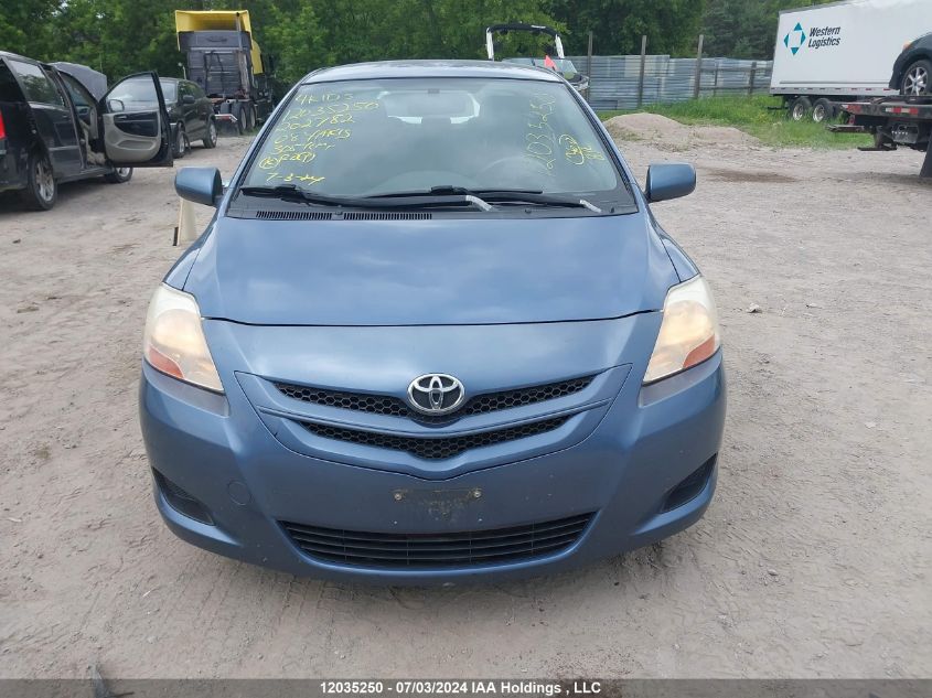 2008 Toyota Yaris VIN: JTDBT923X81202782 Lot: 12035250