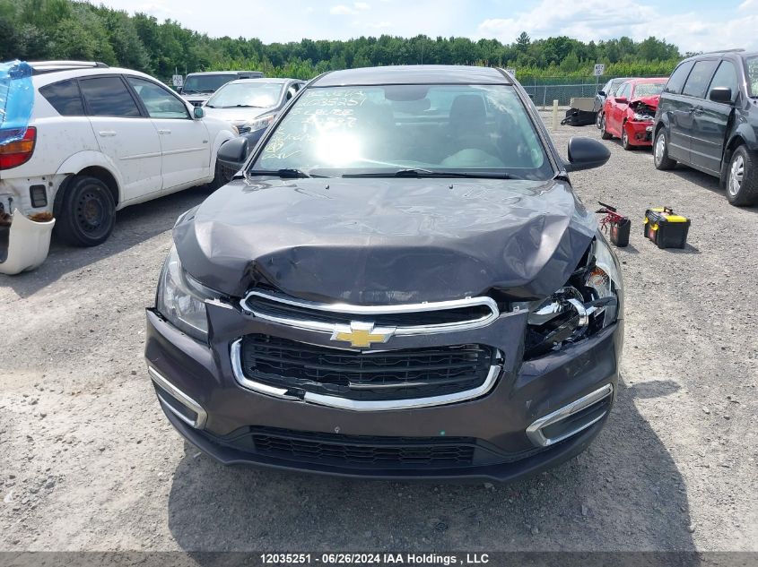 2015 Chevrolet Cruze Lt VIN: 1G1PC5SB5F7292237 Lot: 12035251