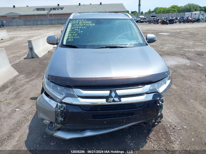 2016 Mitsubishi Outlander Gt VIN: JA4JZ4AX0GZ604466 Lot: 12035256