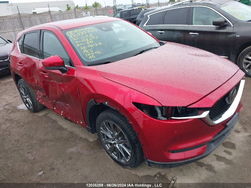 2021 Mazda Cx-5 VIN: JM3KFBEY9M0106297 Lot: 12035259