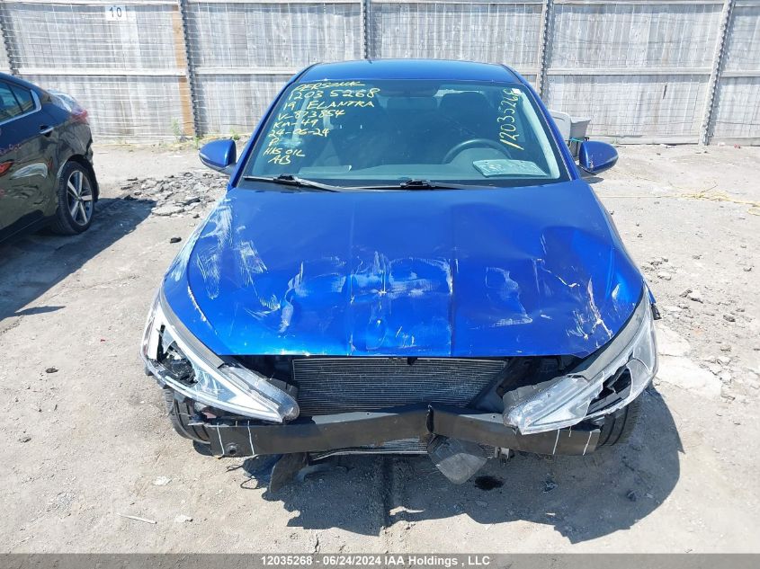 2019 Hyundai Elantra Preferred VIN: KMHD84LF0KU873854 Lot: 12035268