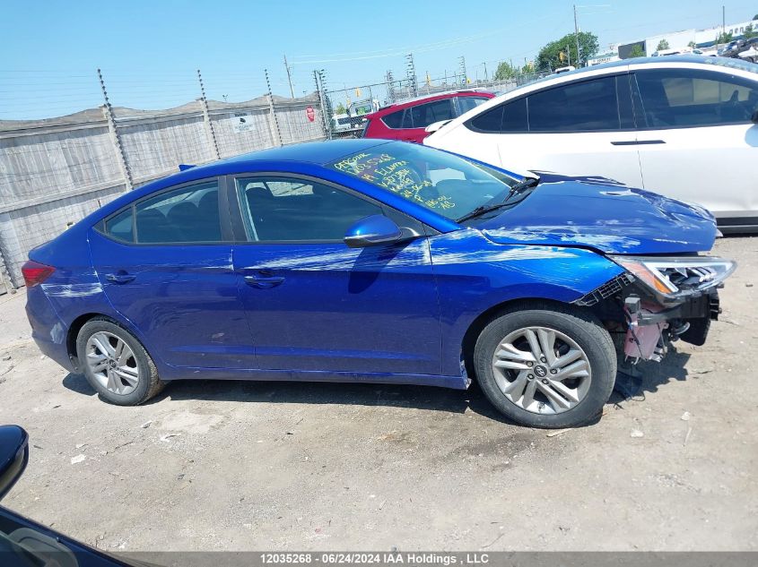 2019 Hyundai Elantra Preferred VIN: KMHD84LF0KU873854 Lot: 12035268