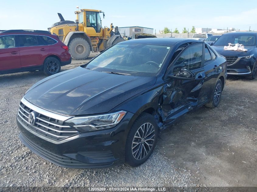 2021 Volkswagen Jetta VIN: 3VWE57BU1MM074351 Lot: 12035269