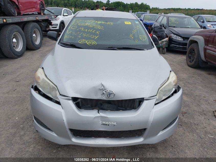 2010 Toyota Matrix VIN: 2T1KU4EE3AC213654 Lot: 12035282