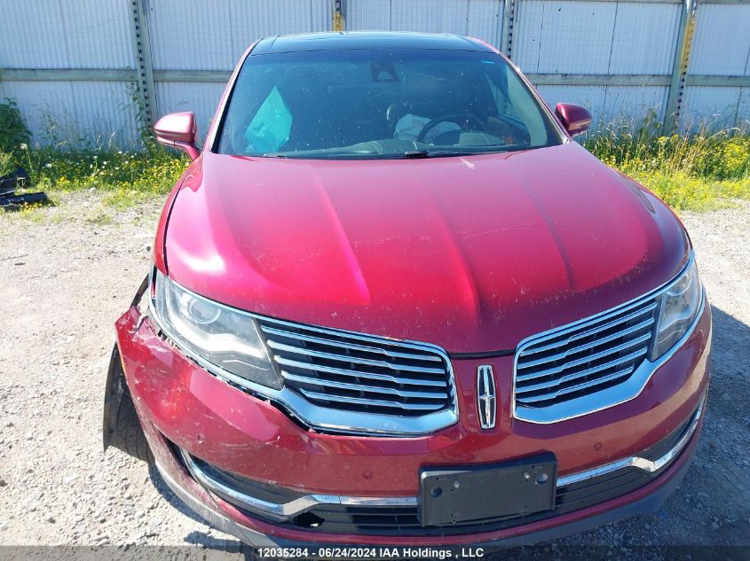 2016 Lincoln Mkx Reserve VIN: 2LMTJ8LRXGBL80718 Lot: 12035284