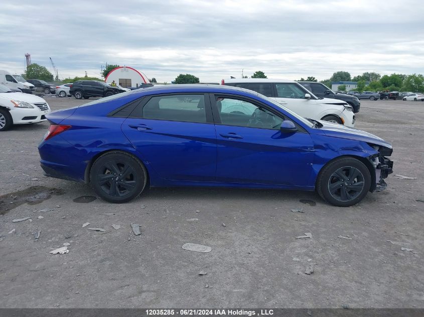 2022 Hyundai Elantra Sel VIN: KMHLM4AG8NU335412 Lot: 12035285