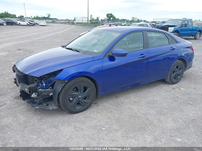 2022 Hyundai Elantra Sel VIN: KMHLM4AG8NU335412 Lot: 12035285