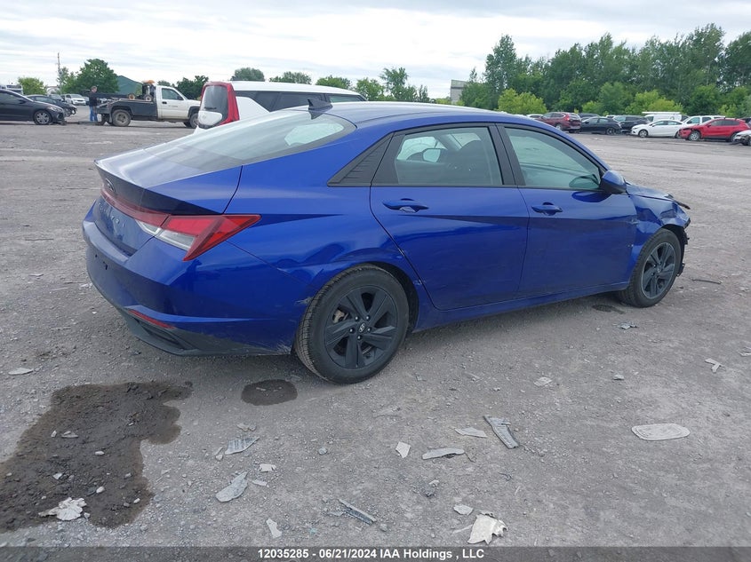 2022 Hyundai Elantra Sel VIN: KMHLM4AG8NU335412 Lot: 12035285