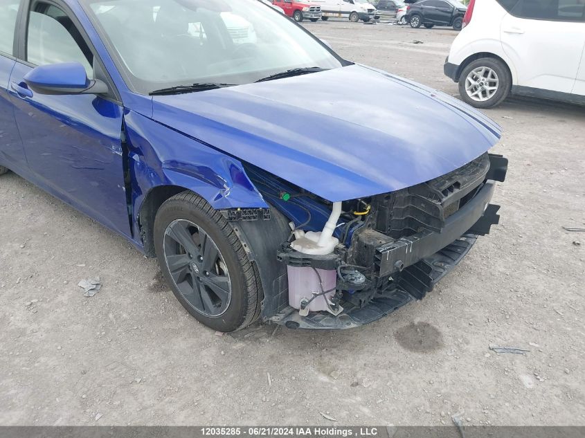 2022 Hyundai Elantra Sel VIN: KMHLM4AG8NU335412 Lot: 12035285