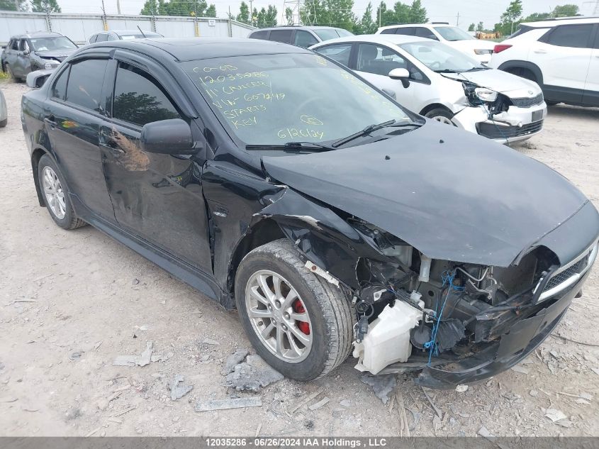 2011 Mitsubishi Lancer VIN: JA32U2FU7BU607249 Lot: 12035286