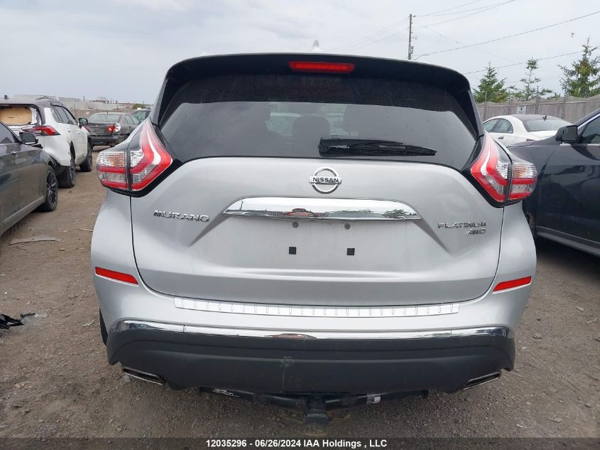 2017 Nissan Murano VIN: 5N1AZ2MH6HN133409 Lot: 12035296