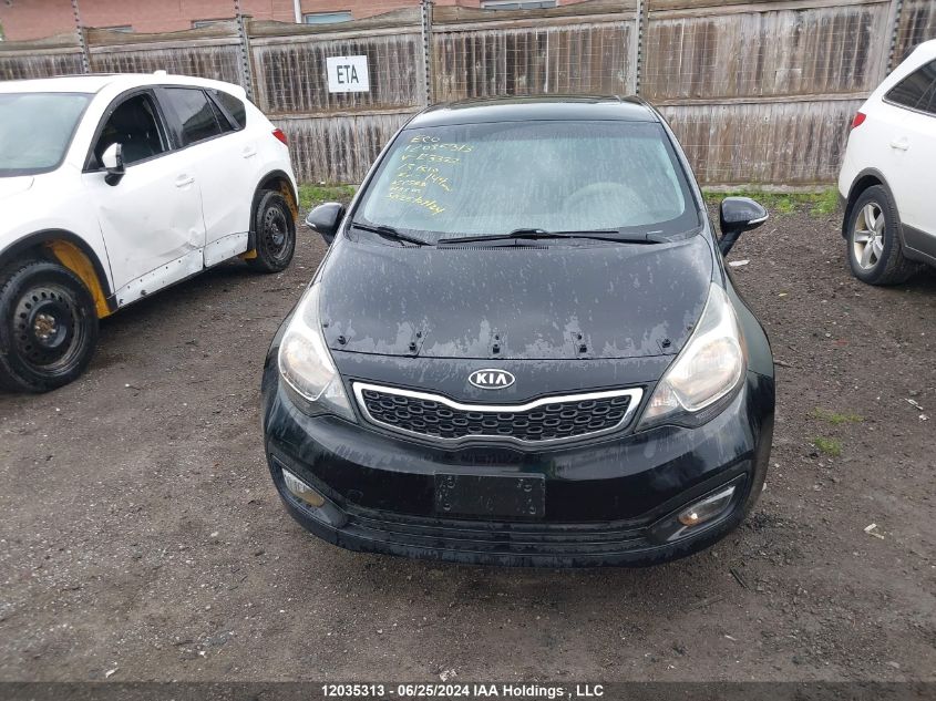 2013 Kia Rio VIN: KNADN4A36D6123322 Lot: 12035313