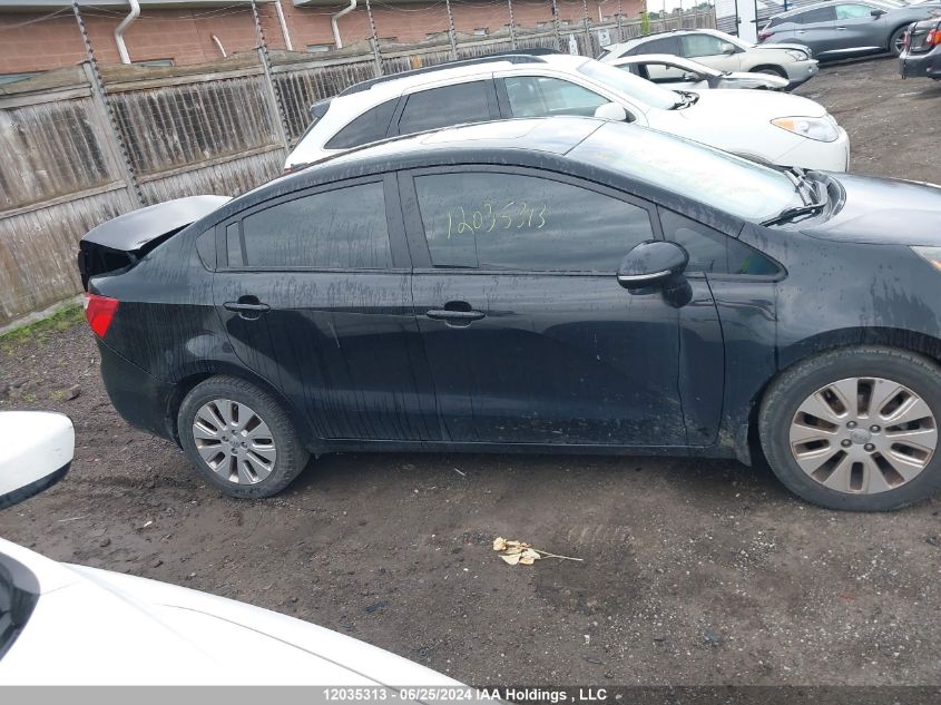 2013 Kia Rio VIN: KNADN4A36D6123322 Lot: 12035313