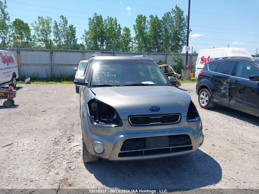 2013 Kia Soul VIN: KNDJT2A61D7580611 Lot: 12035317