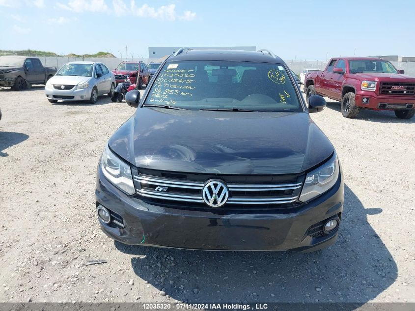 2017 Volkswagen Tiguan VIN: WVGLV7AX6HK035415 Lot: 12035320