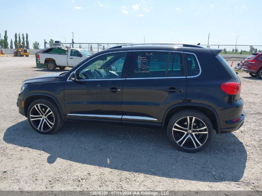 2017 Volkswagen Tiguan VIN: WVGLV7AX6HK035415 Lot: 12035320