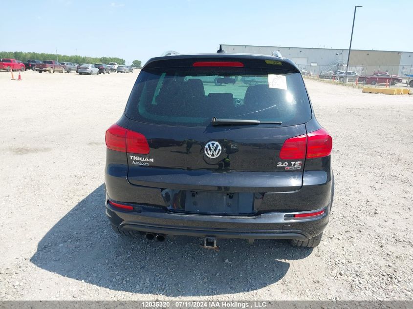 2017 Volkswagen Tiguan VIN: WVGLV7AX6HK035415 Lot: 12035320