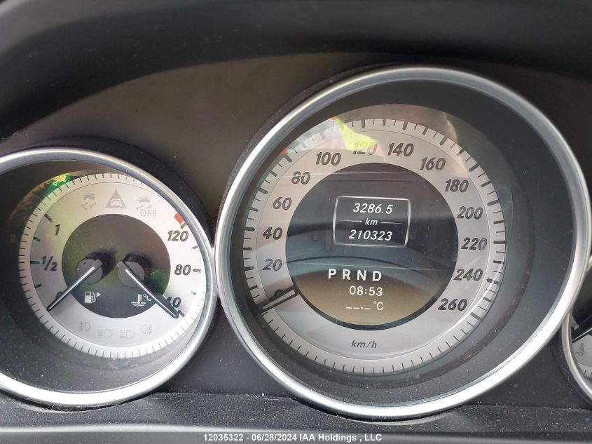 2012 Mercedes-Benz C-Class C 250 VIN: WDDGF8FB9CA636778 Lot: 12035322