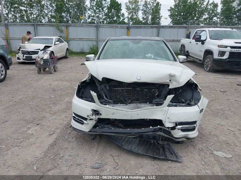 2012 Mercedes-Benz C-Class C 250 VIN: WDDGF8FB9CA636778 Lot: 12035322