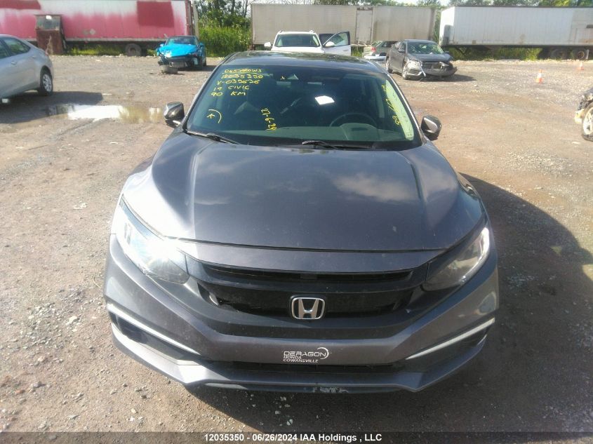 2019 Honda Civic Ex VIN: 2HGFC2F77KH035636 Lot: 12035350