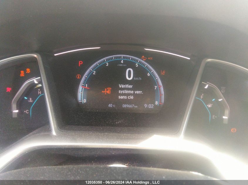 2019 Honda Civic Ex VIN: 2HGFC2F77KH035636 Lot: 12035350