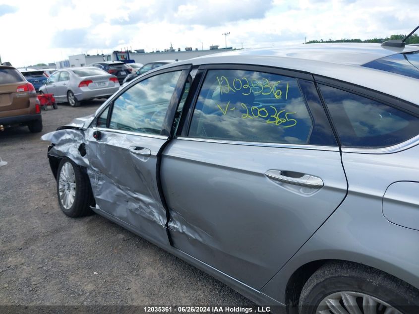 2020 Ford Fusion Energi Sel VIN: 3FA6P0PU7LR200365 Lot: 12035361