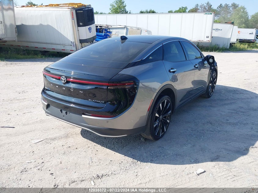 2023 Toyota Crown Platinum VIN: JTDAFAAF4P3000717 Lot: 12035372