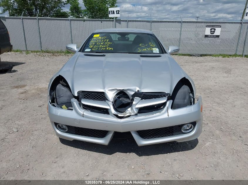 2009 Mercedes-Benz Slk-Class VIN: WDBWK58F19F208665 Lot: 12035379