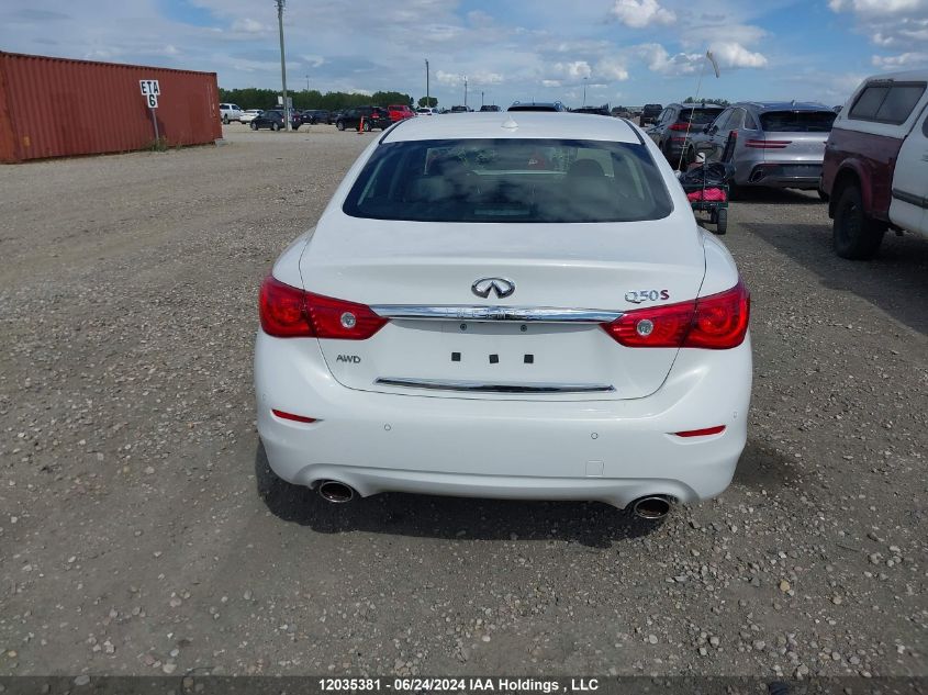 2015 Infiniti Q50 VIN: JN1BV7AR7FM404465 Lot: 12035381