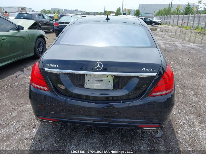 2015 Mercedes-Benz S-Class VIN: WDDUG8FB0FA130079 Lot: 12035386