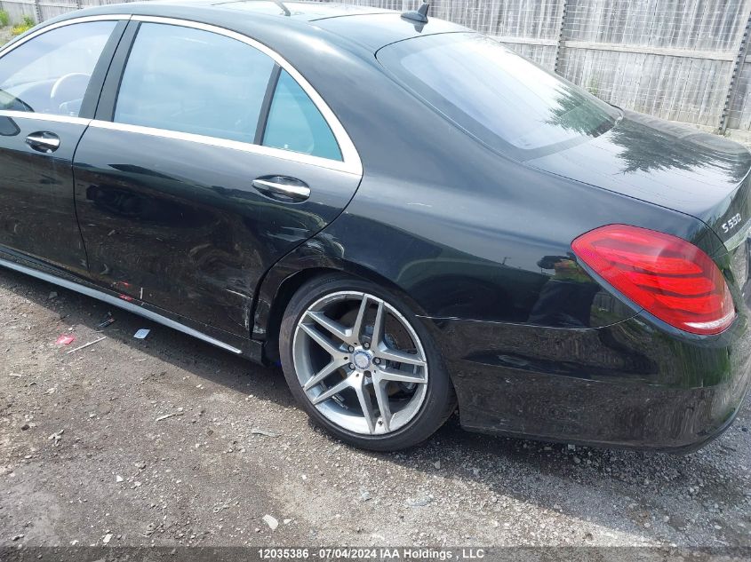 2015 Mercedes-Benz S-Class VIN: WDDUG8FB0FA130079 Lot: 12035386