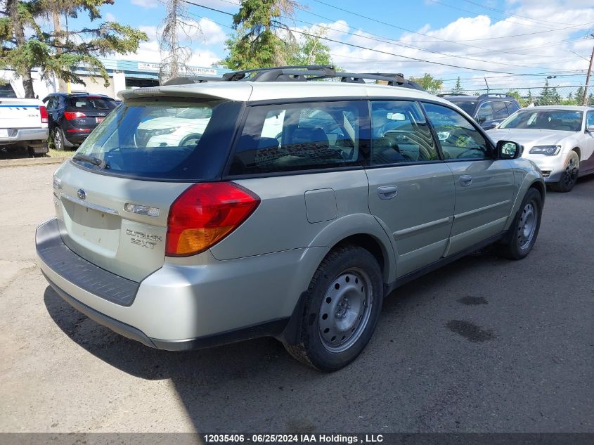 2005 Subaru Legacy Outback 2.5 Xt Limited VIN: 4S4BP67C954322865 Lot: 12035406