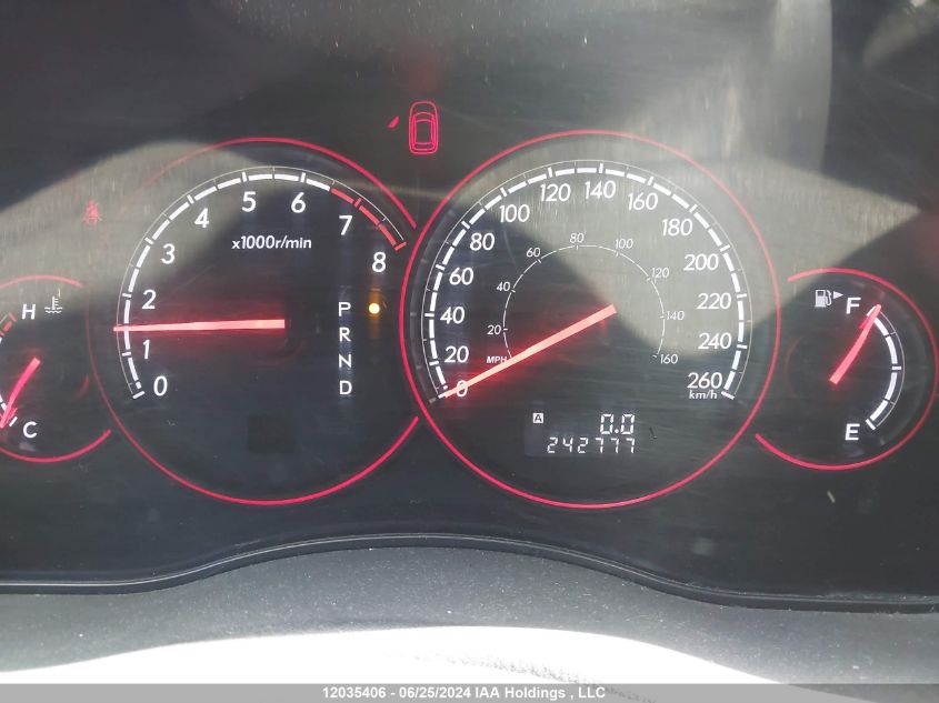 2005 Subaru Legacy Outback 2.5 Xt Limited VIN: 4S4BP67C954322865 Lot: 12035406