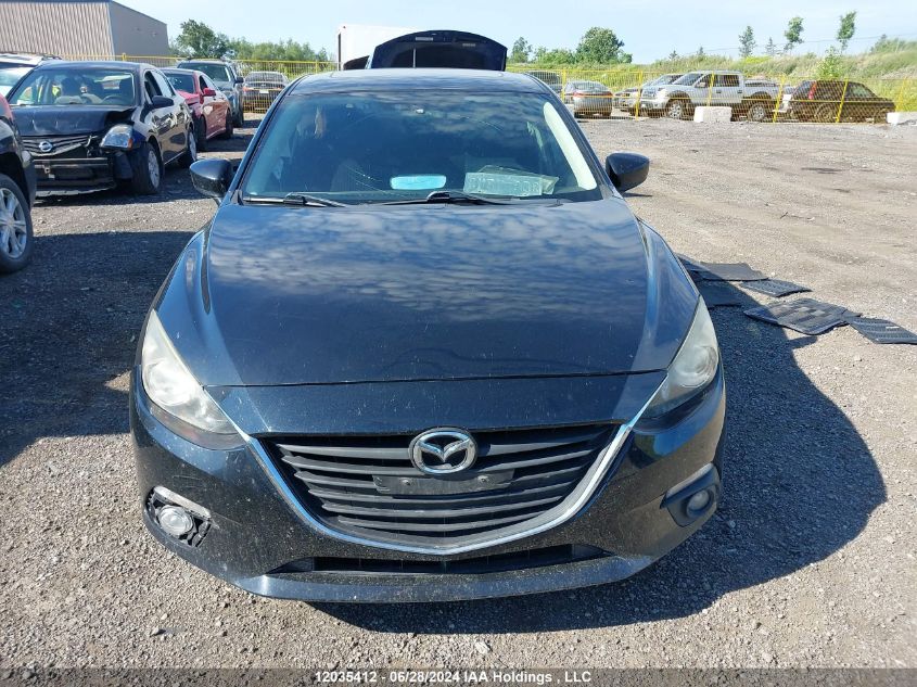 2014 Mazda Mazda3 VIN: JM1BM1L70E1185406 Lot: 12035412