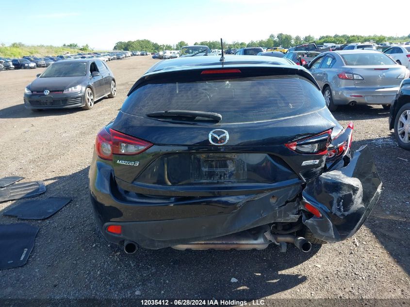 2014 Mazda Mazda3 VIN: JM1BM1L70E1185406 Lot: 12035412