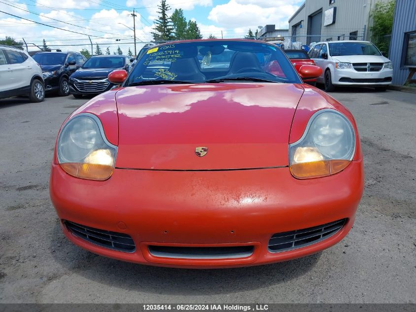 2001 Porsche Boxster S VIN: WP0CB29871U662342 Lot: 12035414