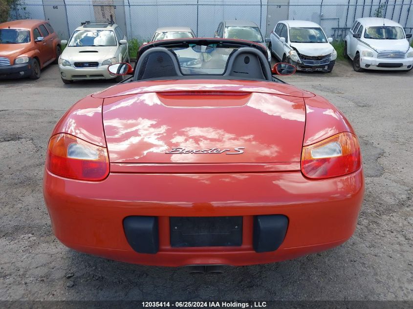 2001 Porsche Boxster S VIN: WP0CB29871U662342 Lot: 12035414