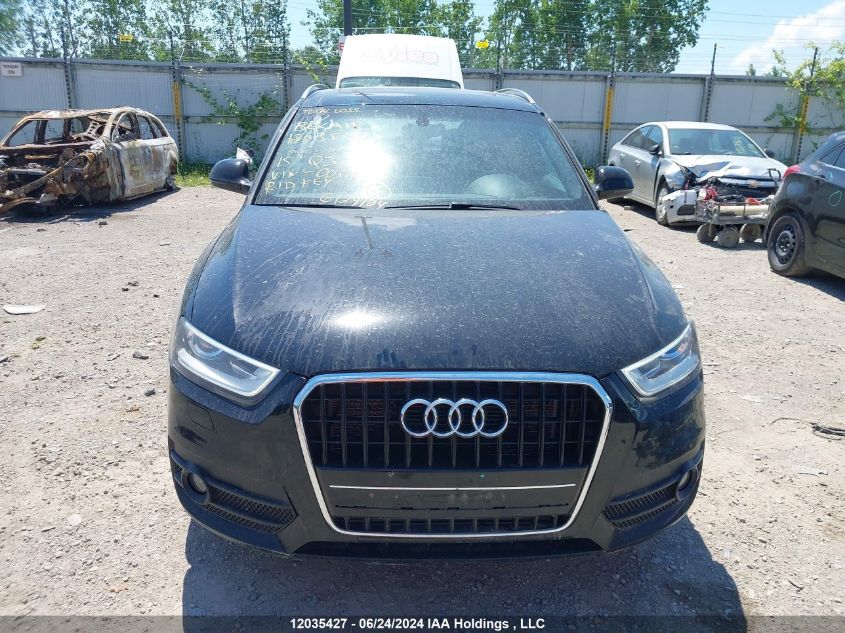 2015 Audi Q3 VIN: WA1BFEFSXFR003712 Lot: 12035427