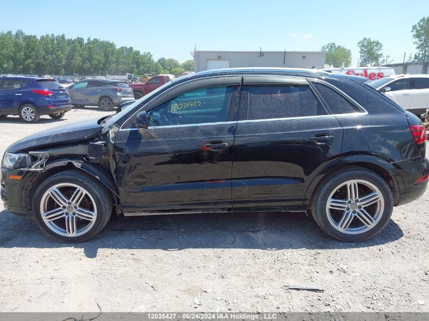 2015 Audi Q3 VIN: WA1BFEFSXFR003712 Lot: 12035427