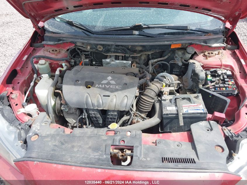 2008 Mitsubishi Lancer Es VIN: JA3AU26U38U606409 Lot: 12035440