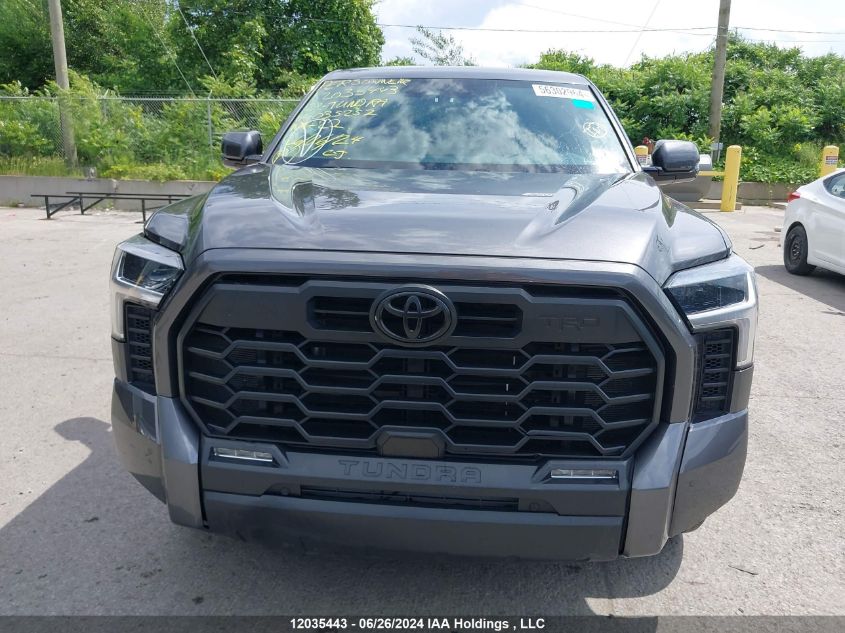 2022 Toyota Tundra Crewmax Sr/Crewmax Sr5 VIN: 5TFLA5DBXNX035257 Lot: 12035443