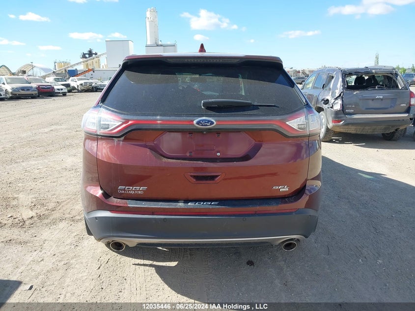2015 Ford Edge Sel VIN: 2FMTK4J85FBB62860 Lot: 12035446