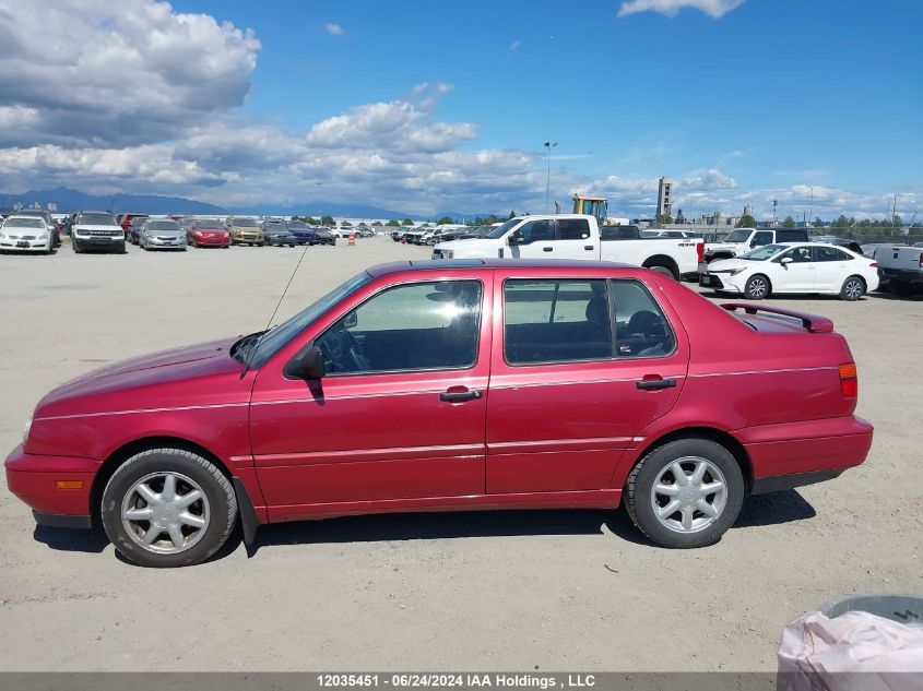 1997 Volkswagen Jetta Gls VIN: 3VWSL81H9VM050318 Lot: 12035451